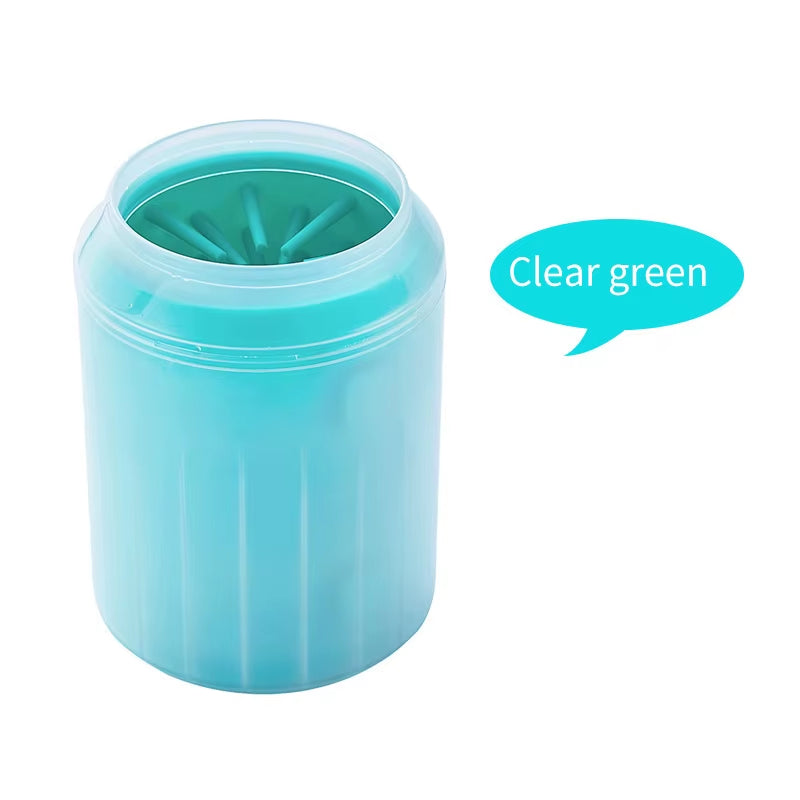 Dog Paw Cleaner Cup Soft Silicone Combs Portable Outdoor Pet Foot Washer Paw Clean Brush Quickly Wash Foot Cleaning Bucket